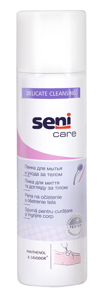 Пенка для мытья и ухода за телом Seni Care, 250 мл