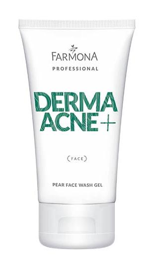 Гель для умывания Farmona Dermaacne+ очищающий грушевый, 150 мл