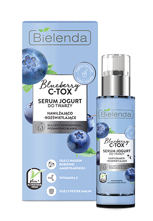 Увлажняющая с эффектом осветления сыворотка для лица Blueberry C-TOX, 30 мл