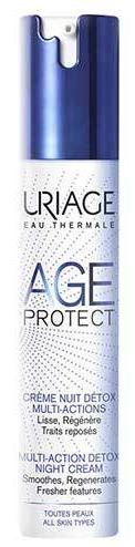 Крем-детокс Uriage Урьяж Age Protect Multi-Action Detox для лица многофункциональный ночной, 40 мл