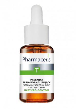 Себо-нормализующий концентрат анти-блеск Pharmaceris T "Matt Pro-Control", 30 мл