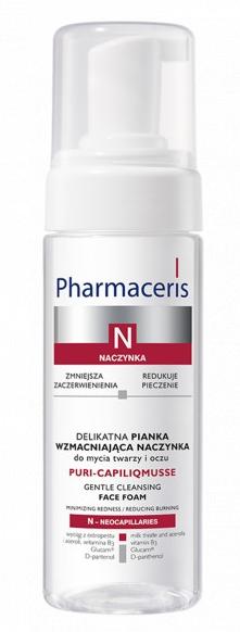 Нежная пенка для очищения лица и глаз Pharmaceris N "Puri Capiciliqmusse", 150 мл