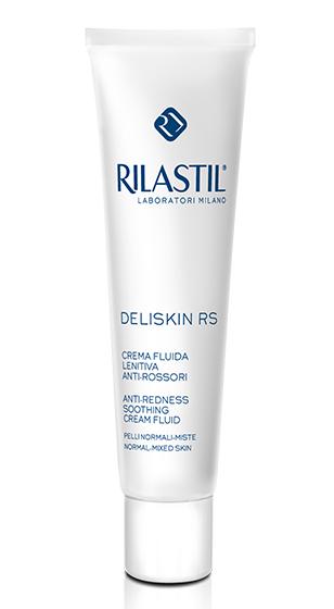 Успокаивающий крем для лица Rilastil Deliskin RS против покраснений для нормальной и комбинированной кожи, 40 мл