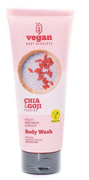 Гель для душа Vegan Chia & Goji Pudding Body Wash, 200 мл