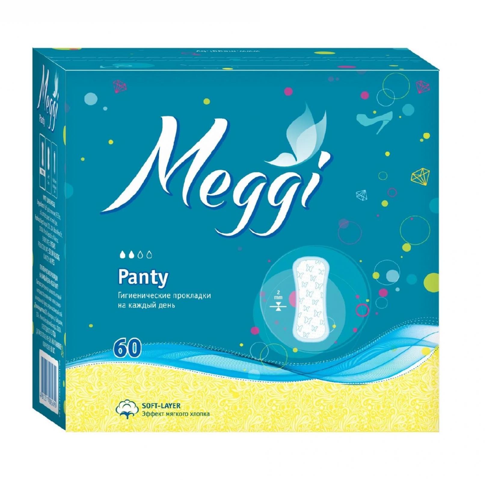 Ежедневные прокладки Meggi Panty, 60 шт