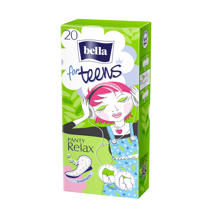 Eжедневные прокладки Bella Panty for Teens Relax Deo, 20 шт