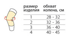 Наколенник эластичный Польза 0802