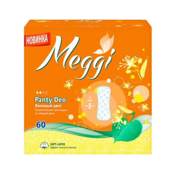 Ежедневные прокладки Meggi Panty Deo Липовый цвет, 60 шт