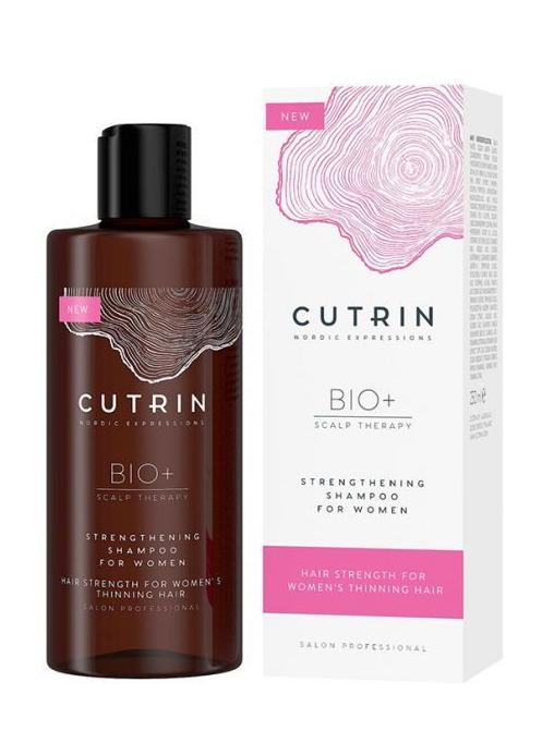 Шампунь-бустер Cutrin Bio+Strenghening Shampoo for Women для укрепления волос у женщин, 250 мл