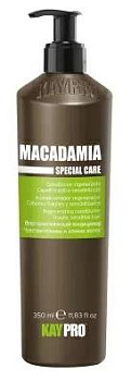Восстанавливающий кондиционер Kaypro Special Care Macadamia с маслом макадамии для чувствительных и ломких волос, 350 мл