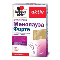 БАД Doppelherz®/Доппельгерц Актив Менопауза Форте № 30 шт для женщин во время менопаузы